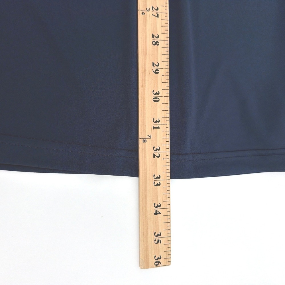 Collars & Co. Dress Collar Polo Mens 3XL Navy Blue Short Sleeve Performance NEW - Picture 10 of 11